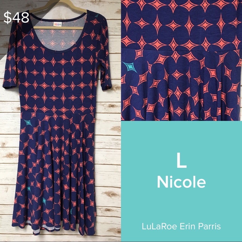 Large LuLaRoe Nicole Dress